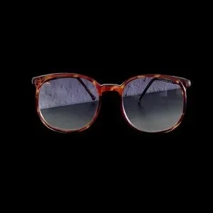 Trifari Sunglasses with Brown Leather Case. Double-Glasses-Case-Dark-Brown  main image 3